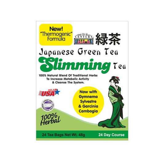 [mobileaid] 21st Century Herbal Slimming Tea - Japanese Green Tea (GC&GS) 24 Tea bags [LOCAL SG DELIVERY]