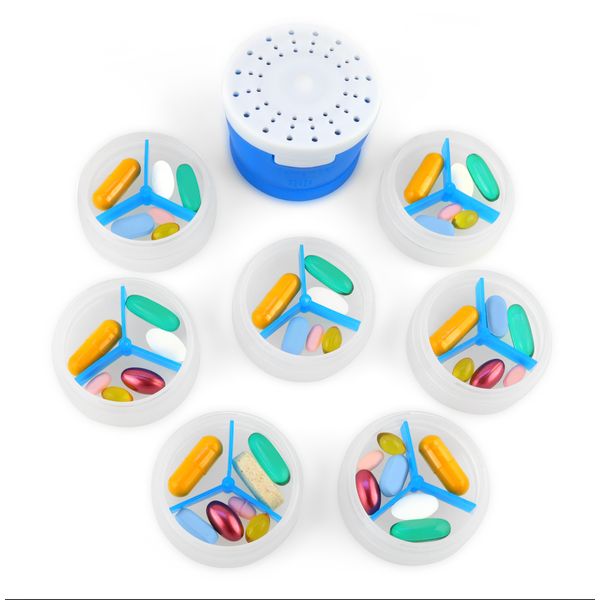 [mtech] iRemember Talking Pill Cap Organizer with 7 Compartments [LOCAL SG DELIVERY]