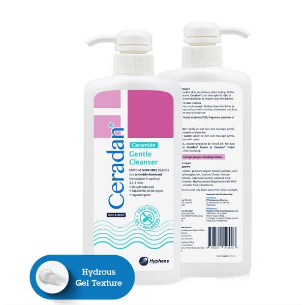 [Dermaceutica] Ceradan Gentle Cleanser 500ml Exp in March 2026 [LOCAL SG DELIVERY]